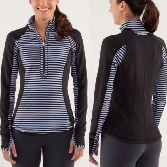 lululemon athletica Tops - Lululemon Run U-Turn Pullover Reversible Sz 8